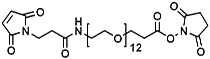 Picture of Maleimide-NH-PEG<sub>12</sub>-CH<sub>2</sub>CH<sub>2</sub>COONHS Ester