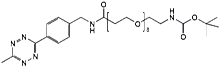Picture of Methyltetrazine-amino-PEG<sub>8</sub>-CH<sub>2</sub>CH<sub>2</sub>NHBoc
