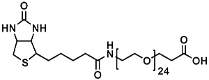 Picture of (+)-Biotin-PEG<sub>24</sub>-CH<sub>2</sub>CH<sub>2</sub>COOH