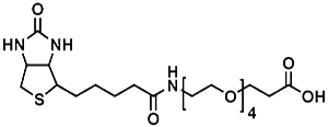 Picture of (+)-Biotin-PEG<sub>4</sub>-CH<sub>2</sub>CH<sub>2</sub>COOH