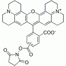 Picture of 5 - (and - 6) - Carboxy - X - rhodamine, succinimidyl ester