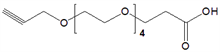Picture of Propyne-PEG<sub>4</sub>-CH<sub>2</sub>CH<sub>2</sub>COOH