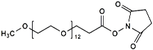 Picture of mPEG<sub>12</sub>-CH<sub>2</sub>CH<sub>2</sub>COONHS Ester