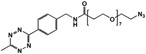 Picture of Methyltetrazine-amino-PEG<sub>7</sub>-azide