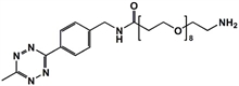 Picture of Methyltetrazine-amino-PEG<sub>8</sub>-amine