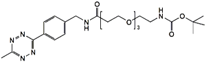 Picture of Methyltetrazine-amino-PEG<sub>3</sub>-CH<sub>2</sub>CH<sub>2</sub>NHBoc