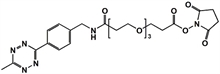 Picture of Methyltetrazine-amino-PEG<sub>3</sub>-CH<sub>2</sub>CH<sub>2</sub>COONHS