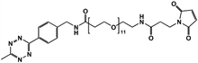 Picture of Methyltetrazine-amino-PEG<sub>11</sub>-CH<sub>2</sub>CH<sub>2</sub>NHMal