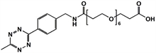 Picture of Methyltetrazine-amino-PEG<sub>6</sub>-CH<sub>2</sub>CH<sub>2</sub>COOH