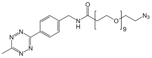 Picture of Methyltetrazine-amino-PEG<sub>9</sub>-azide
