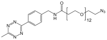 Picture of Methyltetrazine-amino-PEG<sub>12</sub>-azide