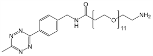 Picture of Methyltetrazine-amino-PEG<sub>11</sub>-amine