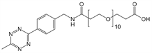 Picture of Methyltetrazine-amino-PEG<sub>10</sub>-CH<sub>2</sub>CH<sub>2</sub>COOH
