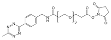 Picture of Methyltetrazine-amino-PEG<sub>3</sub>-CH<sub>2</sub>CH<sub>2</sub>COONHS