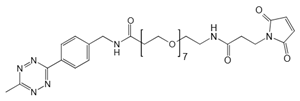 Picture of Methyltetrazine-amino-PEG<sub>7</sub>-CH<sub>2</sub>CH<sub>2</sub>NHMal