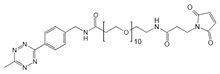 Picture of Methyltetrazine-amino-PEG<sub>10</sub>-CH<sub>2</sub>CH<sub>2</sub>NHMal