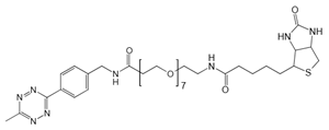 Picture of Methyltetrazine-amino-PEG<sub>7</sub>-Biotin