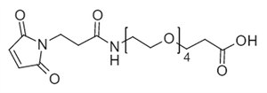 Picture of Maleimide-NH-PEG<sub>4</sub>-CH<sub>2</sub>CH<sub>2</sub>COOH