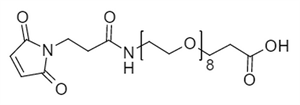 Picture of Maleimide-NH-PEG<sub>8</sub>-CH<sub>2</sub>CH<sub>2</sub>COOH