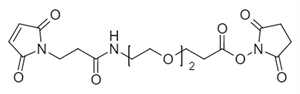 Picture of Maleimide-NH-PEG<sub>2</sub>-CH<sub>2</sub>CH<sub>2</sub>COONHS Ester