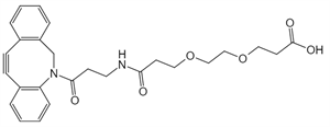 Picture of DBCO-NH-PEG<sub>1</sub>-CH<sub>2</sub>CH<sub>2</sub>COOH