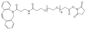 Picture of DBCO-NH-PEG<sub>6</sub>-CH<sub>2</sub>CH<sub>2</sub>COONHS ester