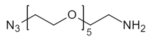 Picture of N<sub>3</sub>-PEG<sub>5</sub>-CH<sub>2</sub>CH<sub>2</sub>NH<sub>2</sub>