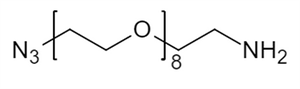 Picture of N<sub>3</sub>-PEG<sub>8</sub>-CH<sub>2</sub>CH<sub>2</sub>NH<sub>2</sub>