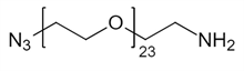 Picture of N<sub>3</sub>-PEG<sub>23</sub>-CH<sub>2</sub>CH<sub>2</sub>NH<sub>2</sub>
