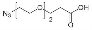 Picture of N<sub>3</sub>-PEG<sub>2</sub>-CH<sub>2</sub>CH<sub>2</sub>COOH