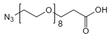Picture of N<sub>3</sub>-PEG<sub>8</sub>-CH<sub>2</sub>CH<sub>2</sub>COOH