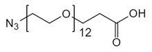 Picture of N<sub>3</sub>-PEG<sub>12</sub>-CH<sub>2</sub>CH<sub>2</sub>COOH