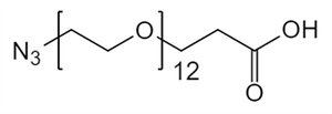 Picture of N<sub>3</sub>-PEG<sub>12</sub>-CH<sub>2</sub>CH<sub>2</sub>COOH