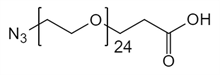 Picture of N<sub>3</sub>-PEG<sub>24</sub>- CH<sub>2</sub>CH<sub>2</sub>COOH
