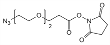 Picture of N<sub>3</sub>-PEG<sub>2</sub>-CH<sub>2</sub>CH<sub>2</sub>COONHS Ester