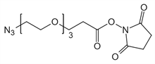 Picture of N<sub>3</sub>-PEG<sub>3</sub>-CH<sub>2</sub>CH<sub>2</sub>COONHS Ester