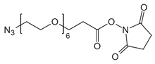 Picture of N<sub>3</sub>-PEG<sub>6</sub>-CH<sub>2</sub>CH<sub>2</sub>COONHS Ester