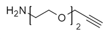 Picture of HC≡C-CH<sub>2</sub>-PEG<sub>2</sub>-NH<sub>2</sub>