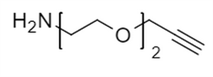 Picture of HC≡C-CH<sub>2</sub>-PEG<sub>2</sub>-NH<sub>2</sub>