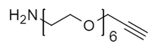 Picture of HC≡C-CH<sub>2</sub>-PEG<sub>6</sub>-NH<sub>2</sub>