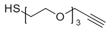 Picture of HC≡C-CH<sub>2</sub>-PEG<sub>3</sub>-SH