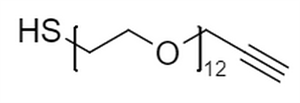 Picture of HC≡C-CH<sub>2</sub>-PEG<sub>12</sub>-SH