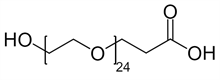 Picture of HO-PEG<sub>24</sub>-CH<sub>2</sub>CH<sub>2</sub>COOH
