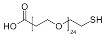 Picture of HS-PEG<sub>24</sub>-CH<sub>2</sub>CH<sub>2</sub>COOH