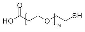 Picture of HS-PEG<sub>24</sub>-CH<sub>2</sub>CH<sub>2</sub>COOH