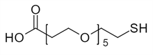 Picture of HS-PEG<sub>5</sub>-CH<sub>2</sub>CH<sub>2</sub>COOH