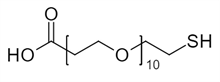 Picture of HS-PEG<sub>10</sub>-CH<sub>2</sub>CH<sub>2</sub>COOH