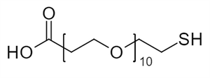 Picture of HS-PEG<sub>10</sub>-CH<sub>2</sub>CH<sub>2</sub>COOH