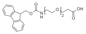 Picture of Fmoc-NH-PEG<sub>2</sub>-CH<sub>2</sub>CH<sub>2</sub>COOH