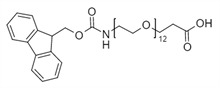 Picture of Fmoc-NH-PEG<sub>12</sub>-CH<sub>2</sub>CH<sub>2</sub>COOH